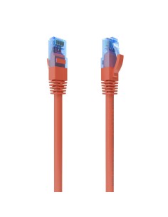 CABLE RED LATIGUILLO RJ45 CAT.6 UTP AWG26 CCA ROJO 0.75M AISENS A135-0788