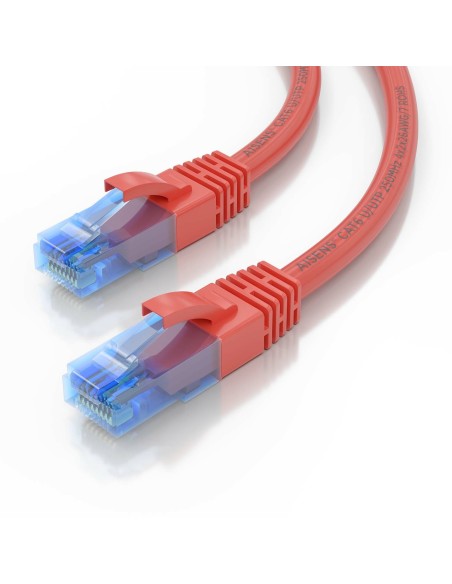 CABLE RED LATIGUILLO RJ45 CAT.6 UTP AWG26 CCA ROJO 1.5M AISENS A135-0790