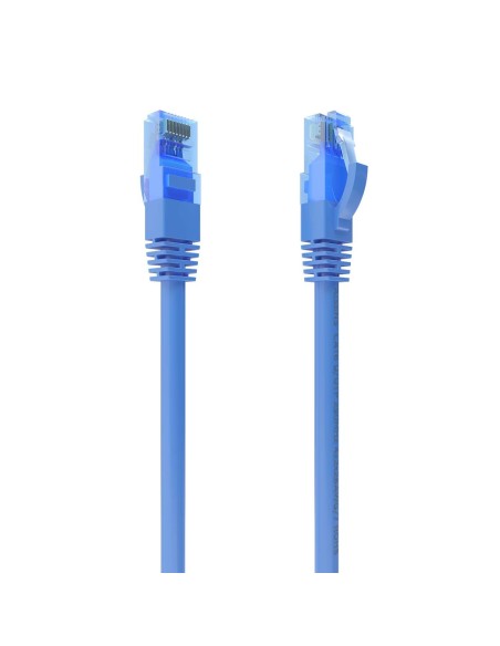 CABLE RED LATIGUILLO RJ45 CAT.6 UTP AWG26 CCA AZUL 1.0M AISENS A135-0799