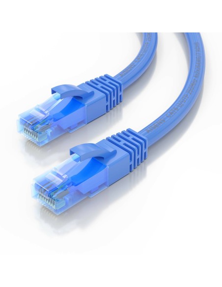 CABLE RED LATIGUILLO RJ45 CAT.6 UTP AWG26 CCA AZUL 1.0M AISENS A135-0799