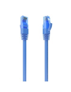 CABLE RED LATIGUILLO RJ45 CAT.6 UTP AWG26 CCA AZUL 1.5M AISENS A135-0800