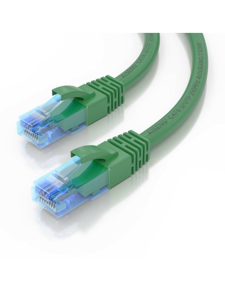 CABLE RED LATIGUILLO RJ45 CAT.6 UTP AWG26 CCA VERDE 2.0M AISENS A135-0811