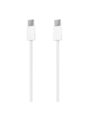 CABLE AISENS USB 2.0 3A 60W APPLE USB-C M-USB-C M BLANCO 1.0M