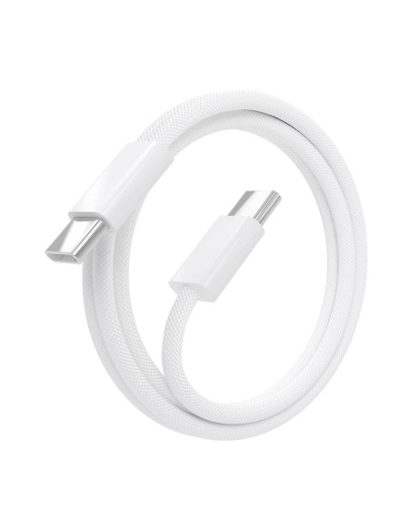 CABLE AISENS USB 2.0 3A 60W APPLE USB-C M-USB-C M BLANCO 1.0M