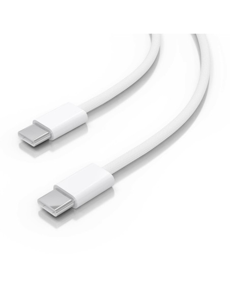 CABLE AISENS USB 2.0 3A 60W APPLE USB-C M-USB-C M BLANCO 2.0M