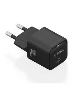 CARGADOR AISENS GAN 35W 1XUSB-C PD3.0 QC4.0 NEGRO