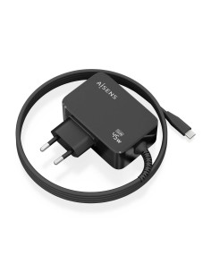 CARGADOR AISENS GAN 45W PD3.0 1XUSB-C 1.8M NEGRO