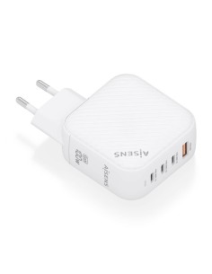 CARGADOR AISENS GAN 100W 3XUSB-C PD3.0 QC4.0 1XUSB-A QC3.0 BLANCO