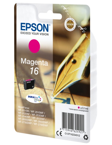 Epson Pen and crossword Cartucho 16 magenta