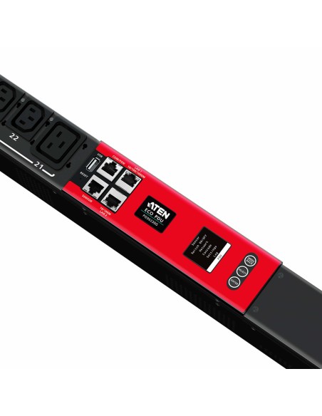 ATEN PDU eco conmutada trifásica de 30 salidas 20A 16A