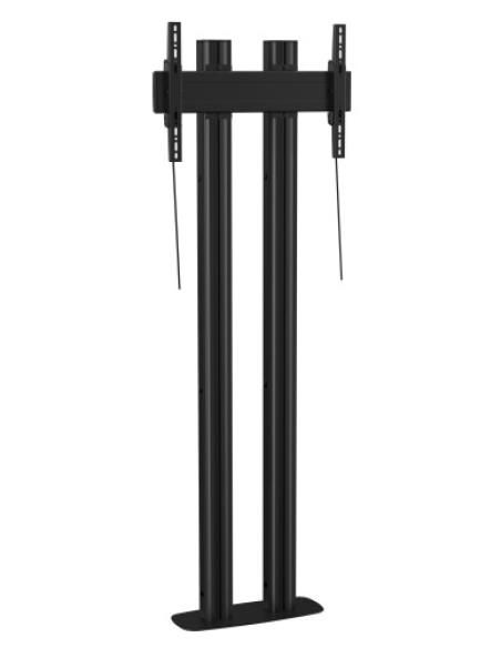 VOGELS PFF 7070 FLOOR MOUNT PLATE DOUBLE BLACK (PFF7070)