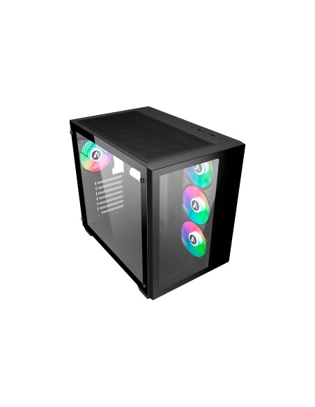CAJA ATX ABYSM GAMING DANUBE SAVA 285 BX203  BLACK ARGB AB128512