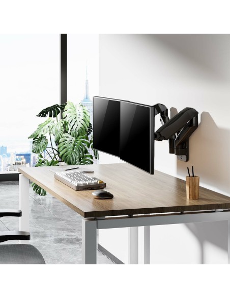 SOPORTE GIRA INCL MONITOR TV 9KG 3 PIV 2 BRAZ 17-32 NEGRO AISENS WT32TSR-225