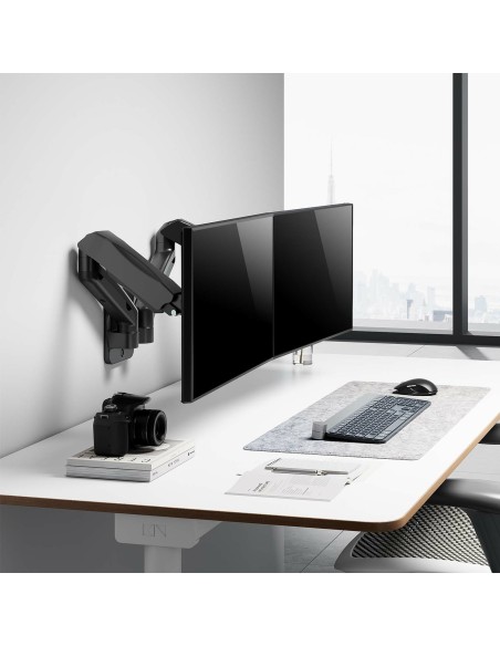 SOPORTE GIRA INCL MONITOR TV 9KG 3 PIV 2 BRAZ 17-32 NEGRO AISENS WT32TSR-225