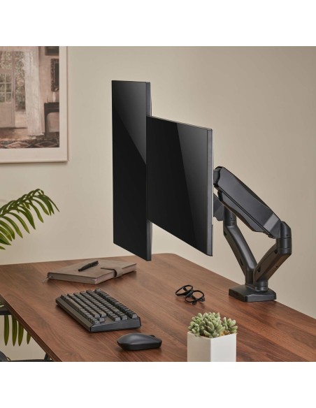 SOPORTE MESA GIR INCL MONITOR TV 9KG 3 PIV 2 BRAZ 17-32 NEGRO AISENS DT32TSR-221