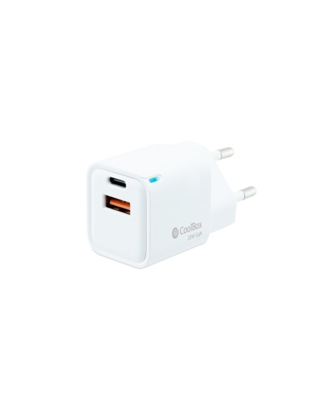 CARGADOR USB COOLBOX PARED USB-C USB-A 20W COO-CUP-20CA