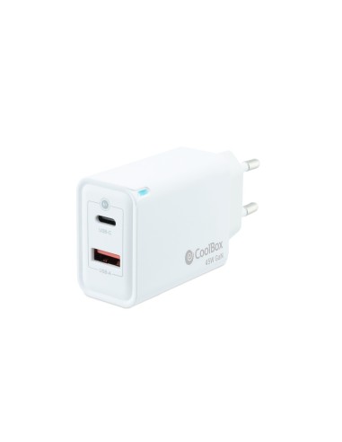 CARGADOR USB COOLBOX PARED USB-C USB-A 45W COO-CUP-45CA