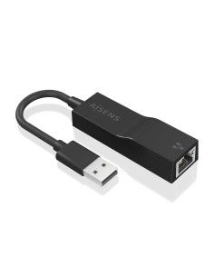 CONVERSOR USB 3.0 A ETHERNET GIGABIT NEGRO 15CM AISENS A106-0766