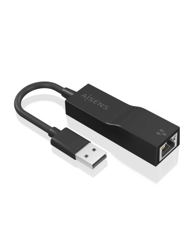 CONVERSOR USB 3.0 A ETHERNET GIGABIT NEGRO 15CM AISENS A106-0766