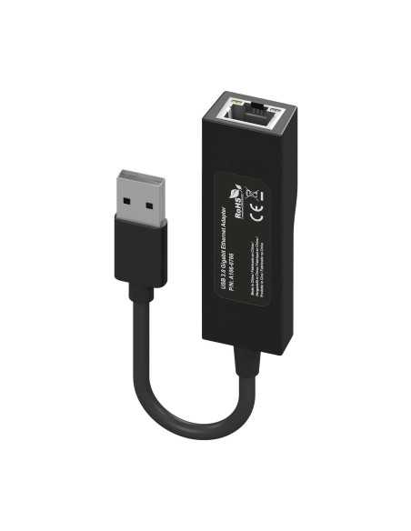 CONVERSOR USB 3.0 A ETHERNET GIGABIT NEGRO 15CM AISENS A106-0766