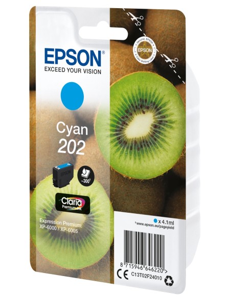 TINTA EPSON 202 ORI CIAN C13T02F24010