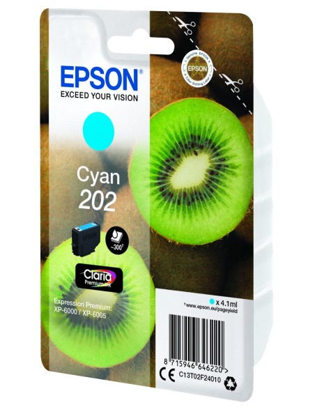 TINTA EPSON 202 ORI CIAN C13T02F24010