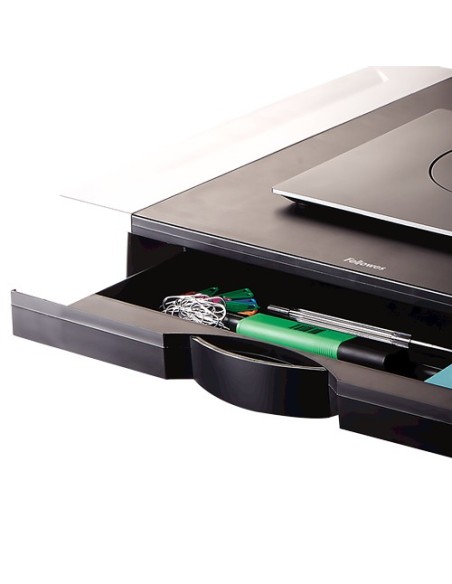 Fellowes Office Suites 71,1 cm (28") Independiente Negro, Pl