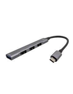 USB-C METAL HUB 1X USB 3.0 + 3X USB