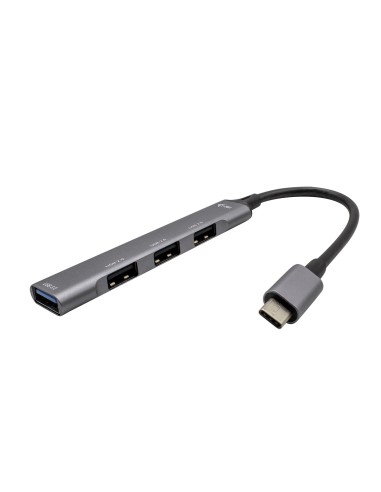 USB-C METAL HUB 1X USB 3.0 + 3X USB