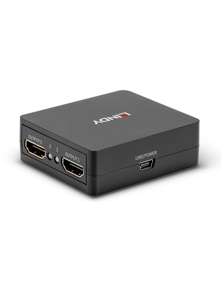 2 PORT HDMI 18G SPLITTER, COMPACT