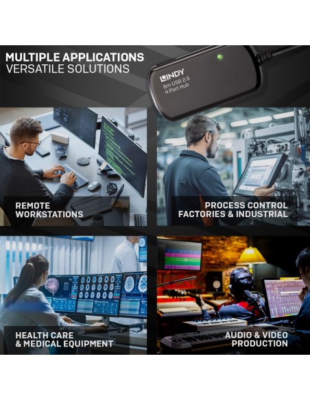 8M USB2.0 ACTIVE EXTENSION HUB