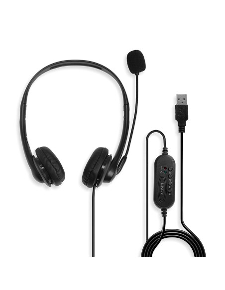 USB STEREO HEADSET WITH MICROPHONE