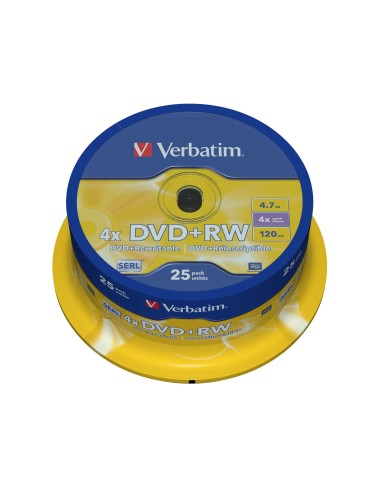 DVD RW 4.7 4X LATA 25 VERBATIM