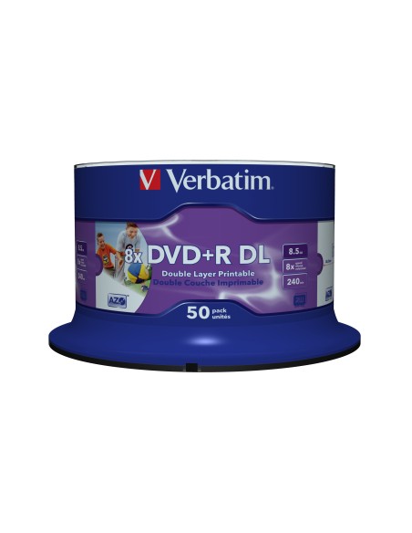 DVD+R DL 8.5GB 8X PACK50 WIDE PRINT