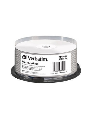 BD-R DL 50GB 6X 25PACK SPINDLE