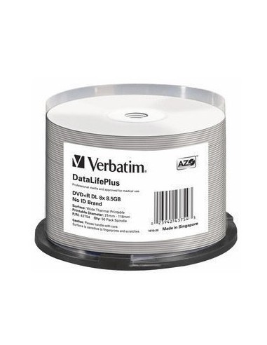DVD+R DL 8.5GB 8X PACK50 THERMAL