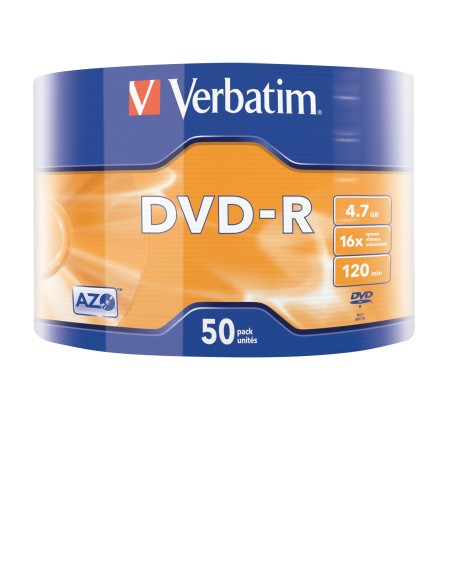 DVD-R AZO 4.7GB 16X MATT SILVER 50U
