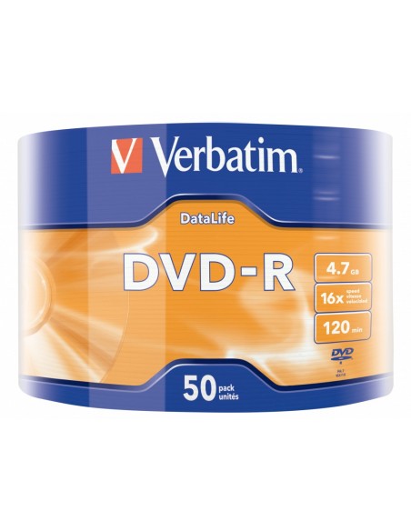 DVD-R 4.7GB 16X MATT SIVER PACK50