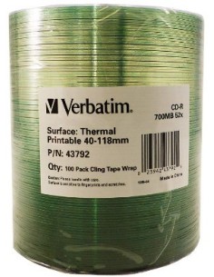 CD-R 700MB 52X THERMAL PRINT TAPE