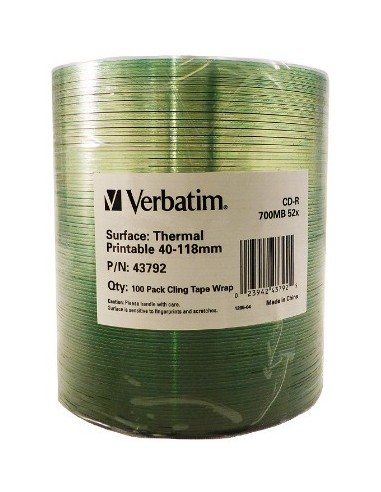 CD-R 700MB 52X THERMAL PRINT TAPE