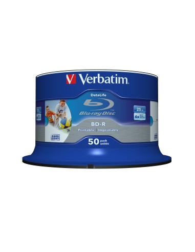 BD-R SL DATALIFE 25GB 6X 50PACK PRT