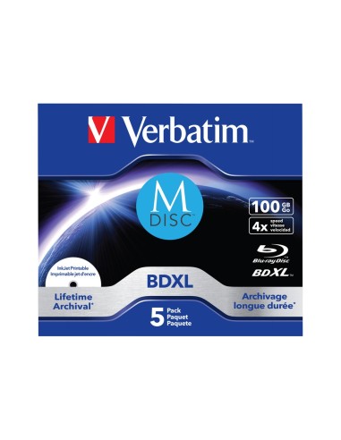 M-DISC BD-R 100GB 4X INKJET 5U