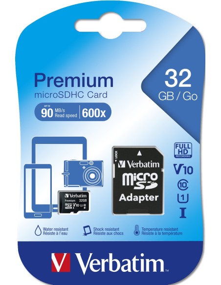 MICRO SDHC 32G CL10 ADAPTER PREMIUM