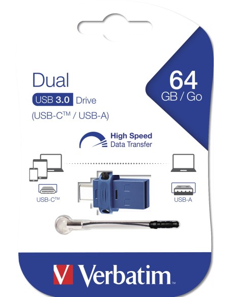 STORE N GO DUAL USB 3.0 - USB C 64G