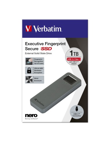 FINGERPRINT SSD USB 3.2 1TB GREY