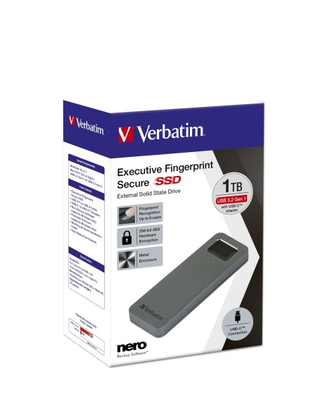 FINGERPRINT SSD USB 3.2 1TB GREY