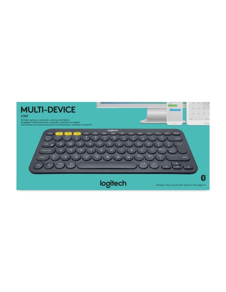 TECLADO BLUETOOTH K380 NEGRO FRANCE