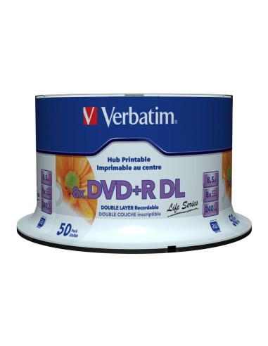 DVD+R DL 8.5GB 8X PACK50 HUB PRINT