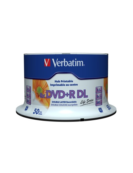 DVD+R DL 8.5GB 8X PACK50 HUB PRINT