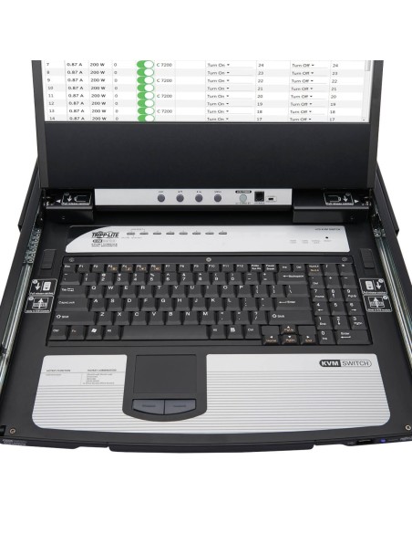 8-PORT KVM SWITCH CONSOLE, DISPLAYP